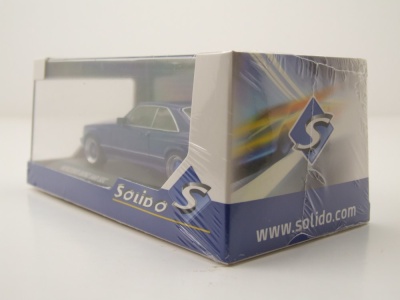 Mercedes 560 SEC AMG W126 Widebody 1990 blau metallic Modellauto 1:43 Solido