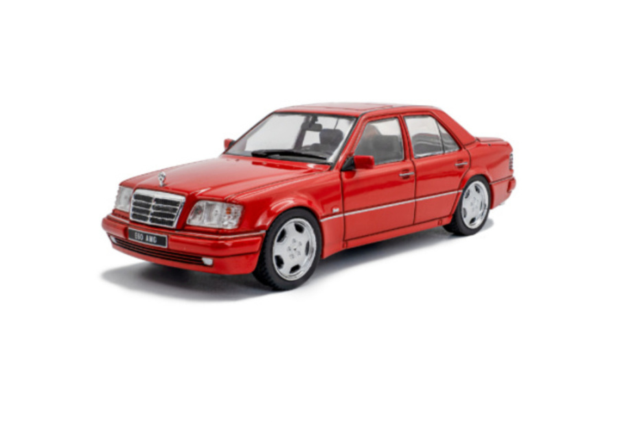 Mercedes W124 E60 AMG 1994 rot Modellauto 1:43 Solido