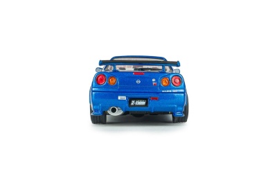 Nissan Skyline GT-R R34 Z-Tune 1998 blau metallic Modellauto 1:43 Solido