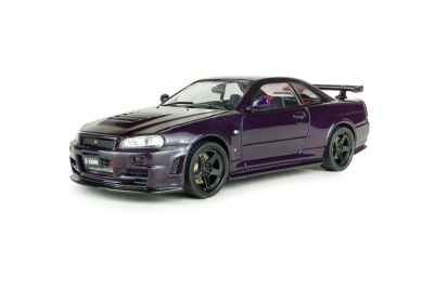 Nissan Skyline GT-R R34 Z-Tune 1998 lila Modellauto 1:43...