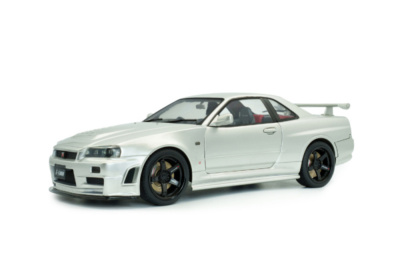 Nissan Skyline GT-R BNR34 Nismo 1999 silber Modellauto...