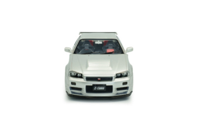 Nissan Skyline GT-R BNR34 Nismo 1999 silber Modellauto 1:18 Solido