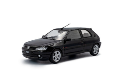 Peugeot 306 S16 1994 schwarz Modellauto 1:43 Solido