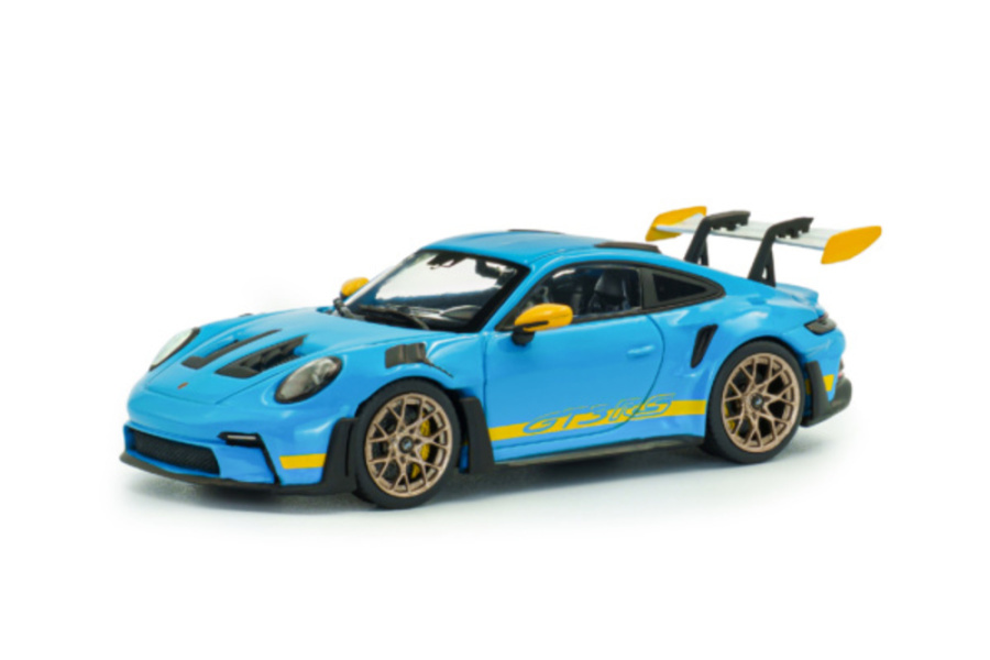 Porsche 911 (992) GT3 RS 24h Daytona 2003 Tribute 2023 riviera blau Modellauto 1:43 Solido