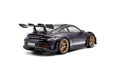 Porsche 911 GT3 RS Weissach Package 2024 lila metallic Modellauto 1:18 Solido