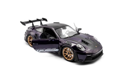 Porsche 911 GT3 RS Weissach Package 2024 lila metallic Modellauto 1:18 Solido