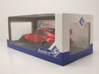 Porsche 911 (964) RWB Rauh-Welt rot Modellauto 1:18 Solido