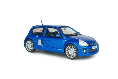 Renault Clio V6 2003 blau metallic Modellauto 1:43 Solido