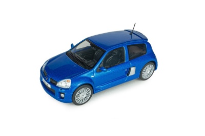 Renault Clio V6 2003 blau metallic Modellauto 1:43 Solido