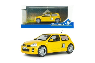 Renault Clio V6 PH. 2 2003 gelb metallic Modellauto 1:43 Solido