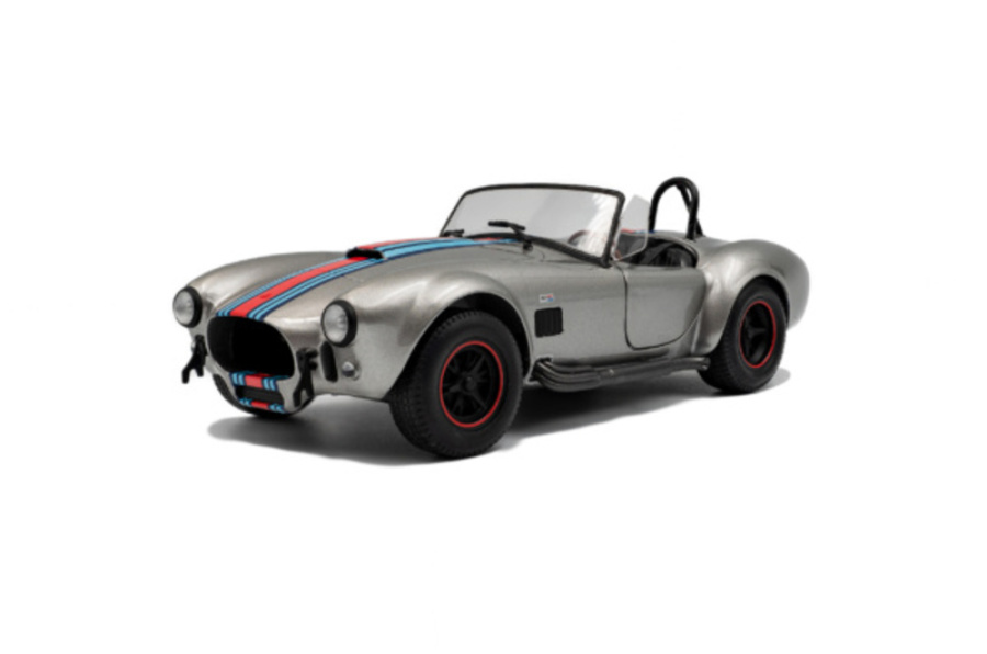 Shelby Cobra 427 MKII Solido Works M Racing 1965 silber Modellauto 1:18 Solido