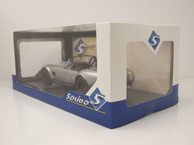 Shelby Cobra 427 MKII Solido Works M Racing 1965 silber Modellauto 1:18 Solido