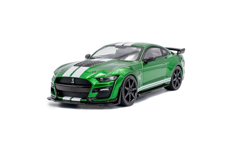 Ford Shelby Mustang GT500 2020 grün weiß Modellauto 1:43 Solido