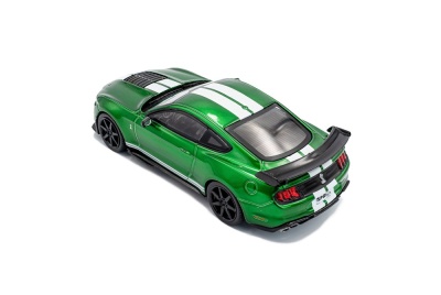 Ford Shelby Mustang GT500 2020 grün weiß Modellauto 1:43 Solido