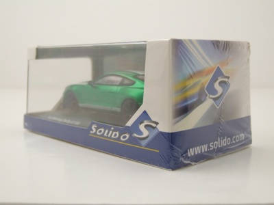 Ford Shelby Mustang GT500 2020 grün weiß Modellauto 1:43 Solido