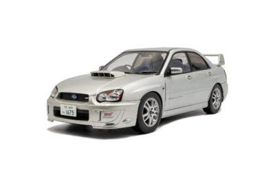 Subaru Impreza WRX RHD 2003 silber Modellauto 1:18 Solido