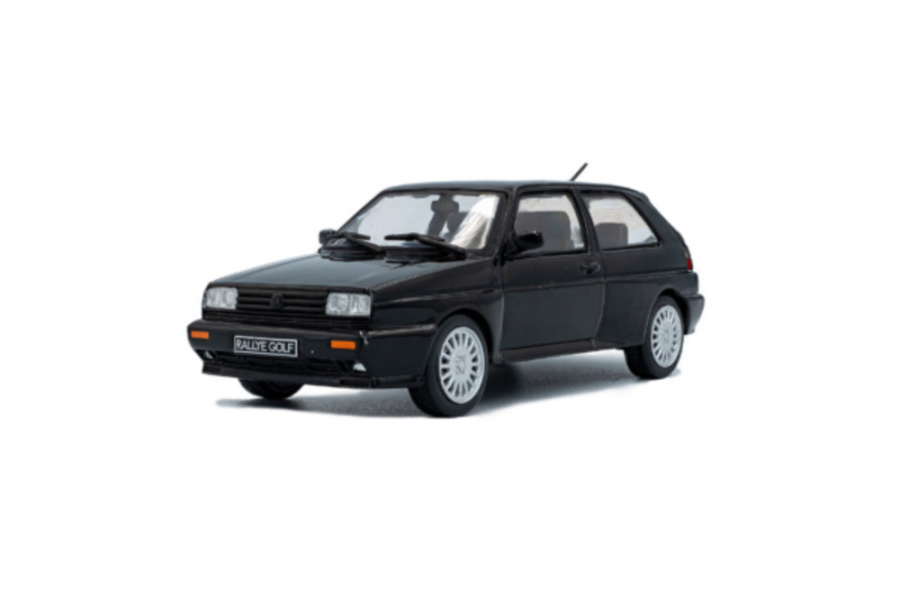 VW Golf 2 Rallye 1989 schwarz Modellauto 1:43 Solido