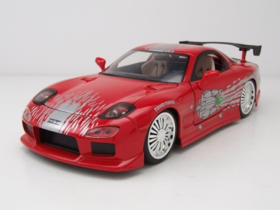 Mazda RX-7 1993 rot Dom Fast & Furious Modellauto...