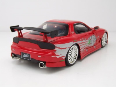 Mazda RX-7 1993 rot Dom Fast & Furious Modellauto...