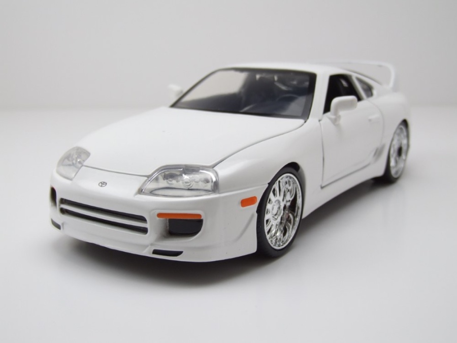 Toyota Supra 1995 weiß Brian Fast & Furious Modellauto 1:24 Jada Toys