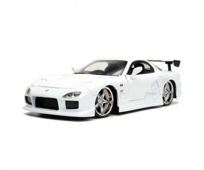 Mazda RX-7 1993 weiß Fast & Furious Modellauto...