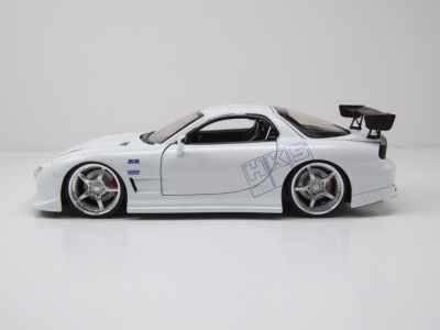 Mazda RX-7 1993 weiß Fast & Furious Modellauto 1:24 Jada Toys