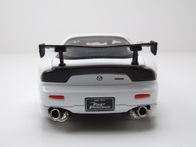 Mazda RX-7 1993 weiß Fast & Furious Modellauto 1:24 Jada Toys