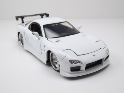 Mazda RX-7 1993 weiß Fast & Furious Modellauto 1:24 Jada Toys