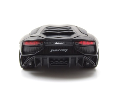 Lamborghini Aventador schwarz Fast & Furious Modellauto 1:24 Jada Toys
