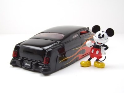 Mercury Coupe 1951 schwarz rot mit Mickey Mouse Figur...