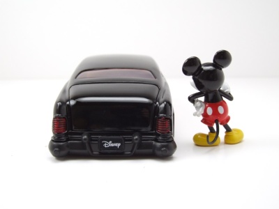 Mercury Coupe 1951 schwarz rot mit Mickey Mouse Figur Modellauto 1:24 Jada Toys