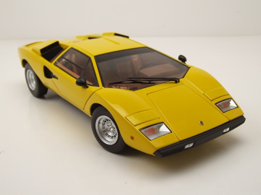 Modellauto Lamborghini Countach LP 400 gelb 1:18 Kyosho bei