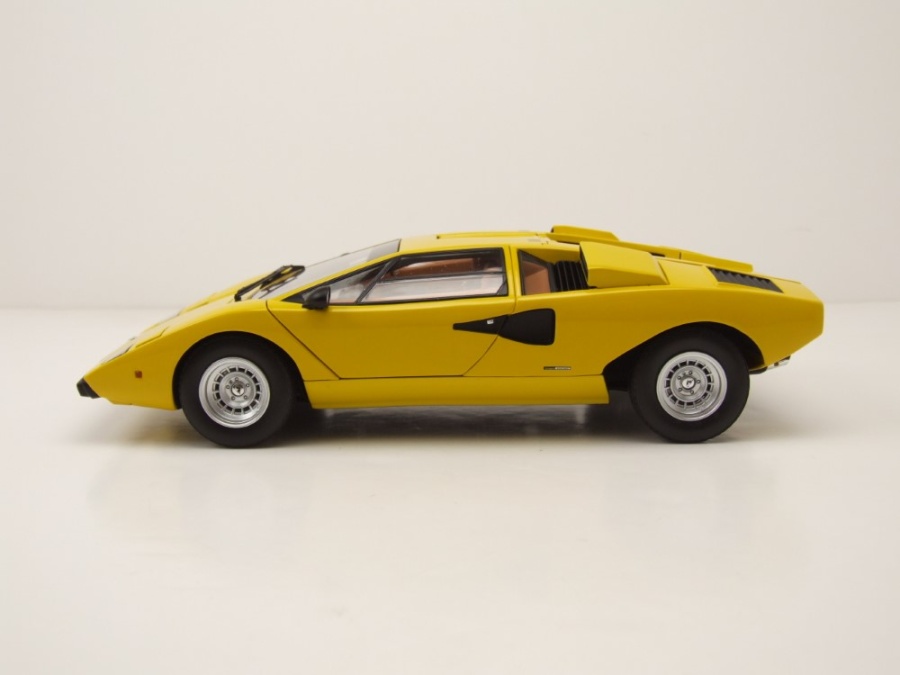 Modellauto Lamborghini Countach LP 400 gelb 1:18 Kyosho bei