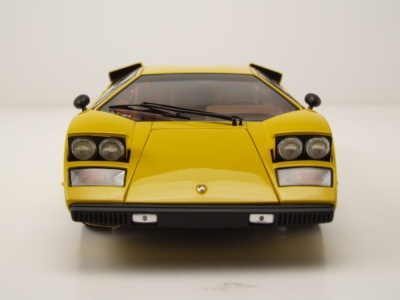 Lamborghini Countach LP 400 1974 gelb Modellauto 1:18 Kyosho