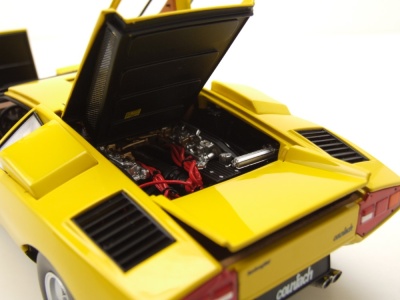 Lamborghini Countach LP 400 gelb Modellauto 1:18 Kyosho
