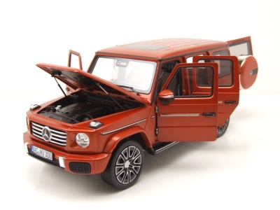 Mercedes G-Klasse G-Modell 2024 matt kupfer orange Modellauto 1:18 Norev