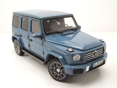 Mercedes G-Klasse G-Modell 2024 vintage blau Modellauto 1:18 Norev