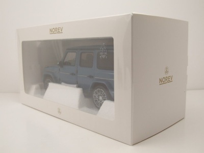 Mercedes G-Klasse G-Modell 2024 vintage blau Modellauto 1:18 Norev