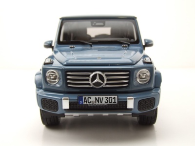 Mercedes G-Klasse G-Modell 2024 vintage blau Modellauto 1:18 Norev