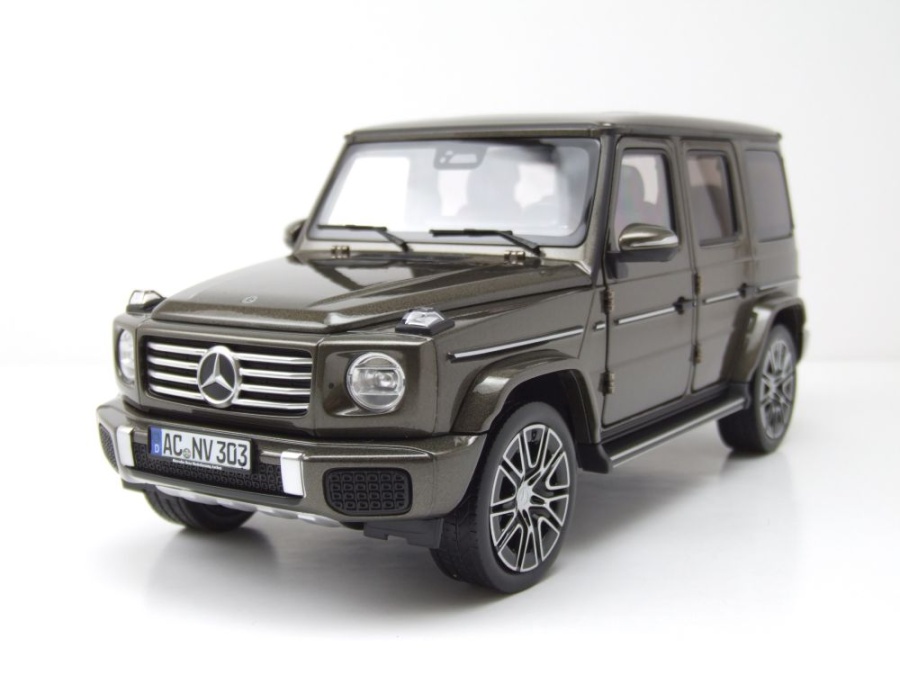 Mercedes G-Klasse G-Modell 2024 indium grau Modellauto 1:18 Norev