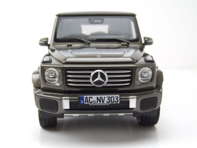 Mercedes G-Klasse G-Modell 2024 indium grau Modellauto 1:18 Norev