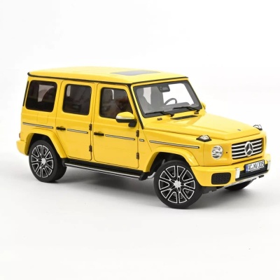 Mercedes G-Klasse G-Modell 2024 sonnen gelb Modellauto 1:18 Norev