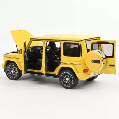 Mercedes G-Klasse G-Modell 2024 sonnen gelb Modellauto 1:18 Norev