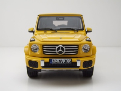Mercedes G-Klasse G-Modell 2024 sonnen gelb Modellauto 1:18 Norev