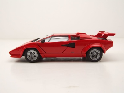 Lamborghini Countach LP 5000 S rot Modellauto 1:24 Welly