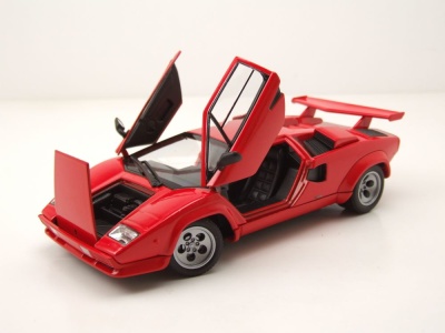 Lamborghini Countach LP 5000 S rot Modellauto 1:24 Welly