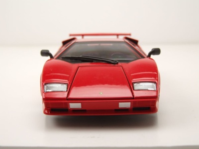Lamborghini Countach LP 5000 S rot Modellauto 1:24 Welly