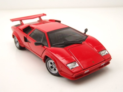 Lamborghini Countach LP 5000 S rot Modellauto 1:24 Welly
