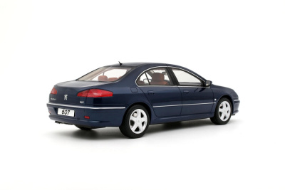 Peugeot 607 3.0 V6 Phase 2 2008 blau Modellauto 1:18 Ottomobile