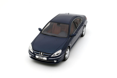 Peugeot 607 3.0 V6 Phase 2 2008 blau Modellauto 1:18 Ottomobile